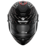 Shark Spartan GT E-Brake Matt Helmet - Black Red Anthracite