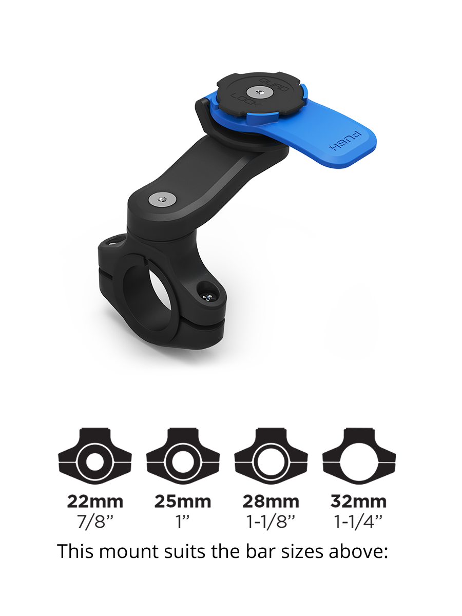 Quad Lock Motorcycle Handlebar Mount - Motofever