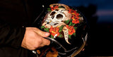 MT Le Mans 2 SV Skull & Roses A1 Gloss Helmet - Red