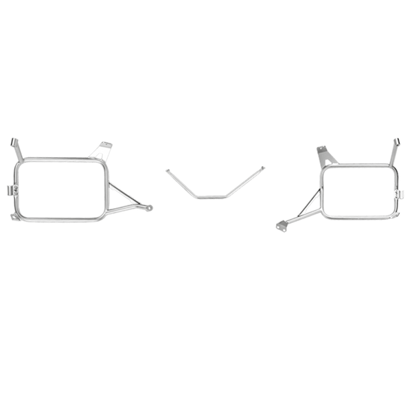 Loboo Pike Tracker Series - Side Case Rack - Honda CRF1100L - Silver (JPT321B)