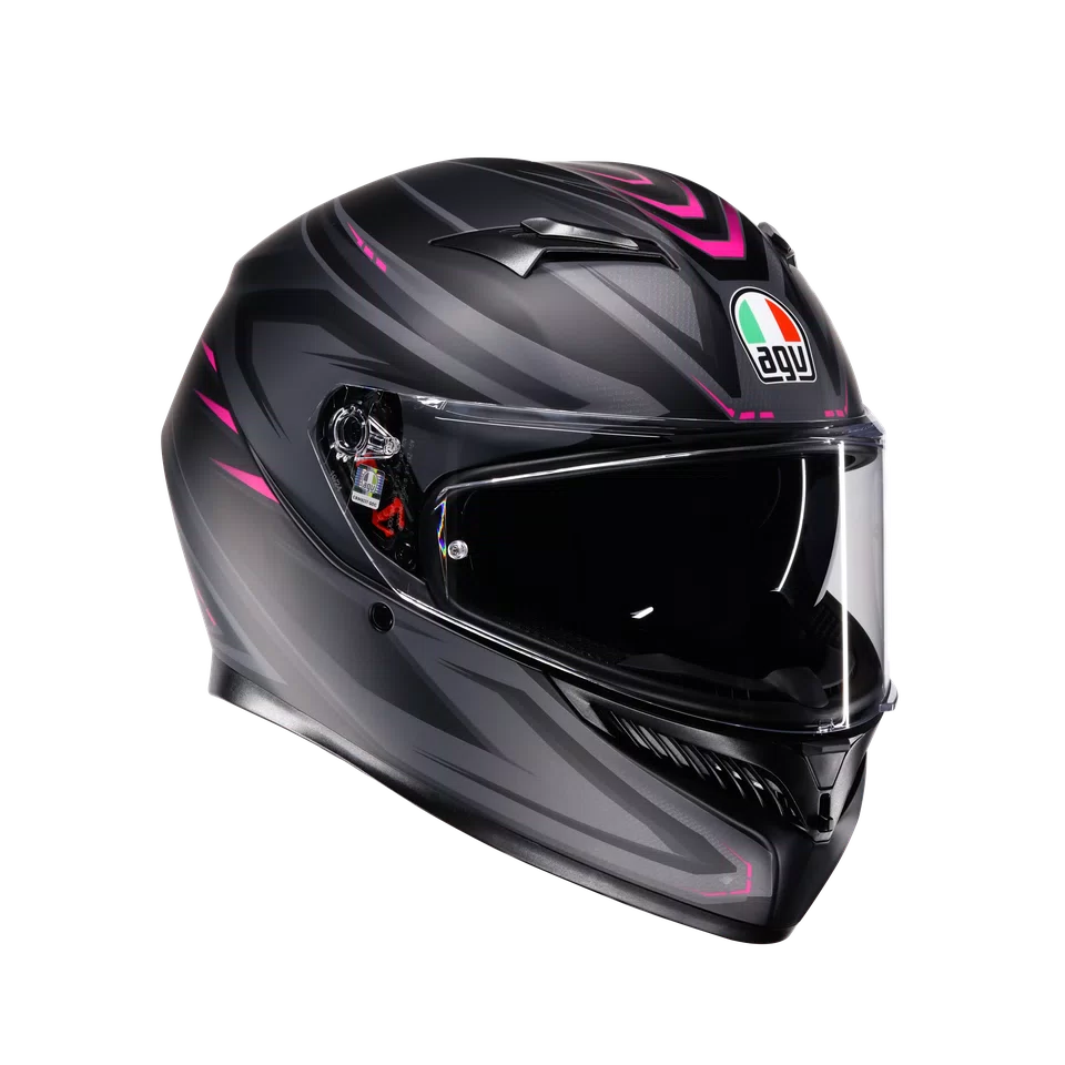 AGV Helmet - K3 SYTH MATT - BLACK PINK