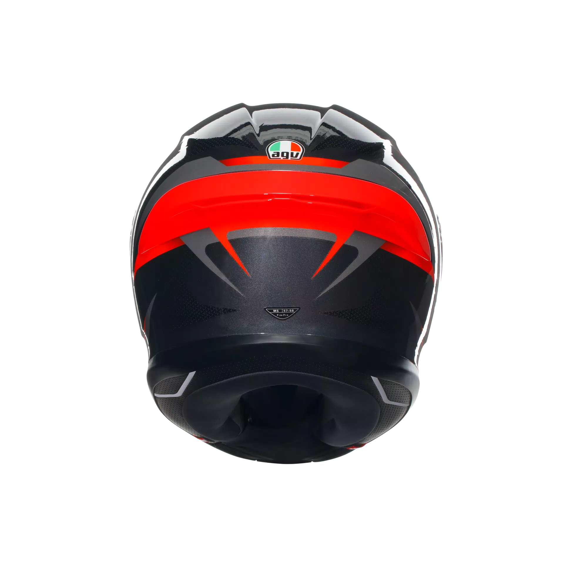 AGV Helmet - K6-S - Slashcut - Black Gray Red