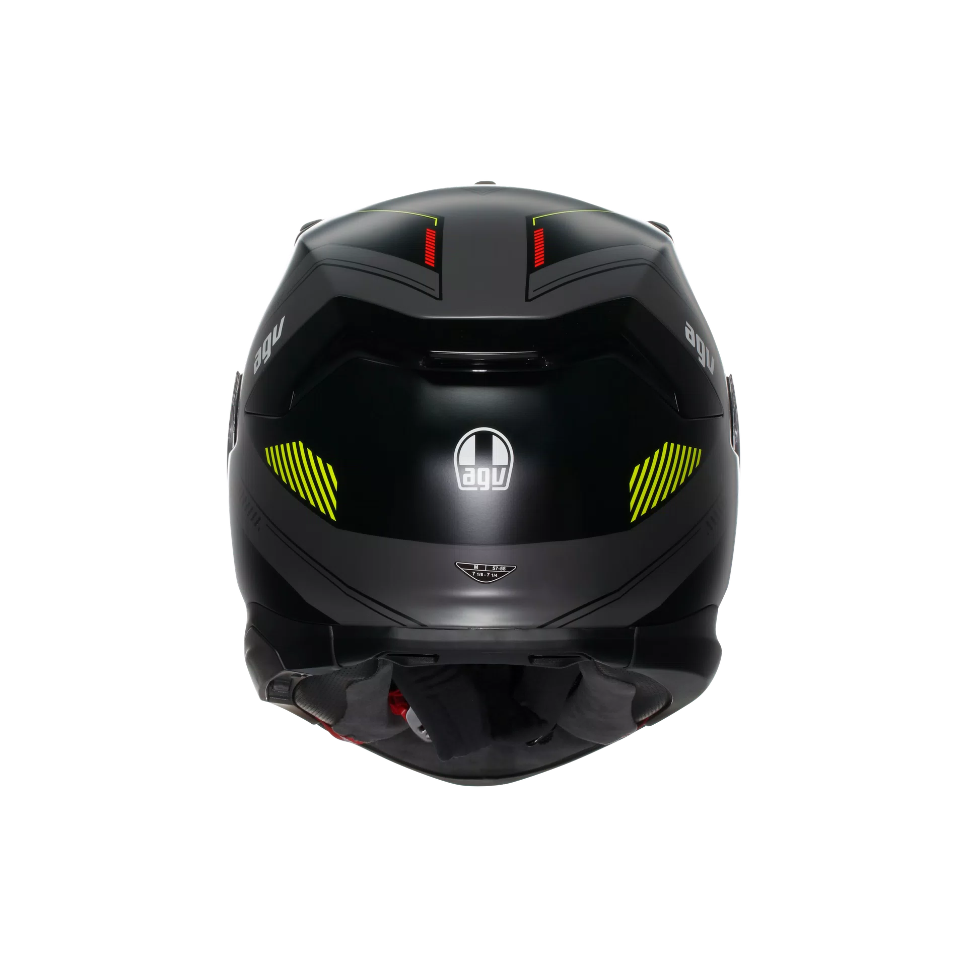 AGV Helmet - K7 - Khyber Matt - Gray Yellow Fluo