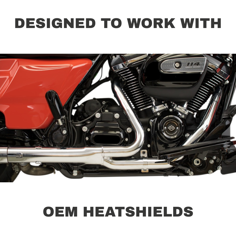 Khrome Werks Exhaust - Headers - Hideaway - HD Touring (2017-2025) - Chrome