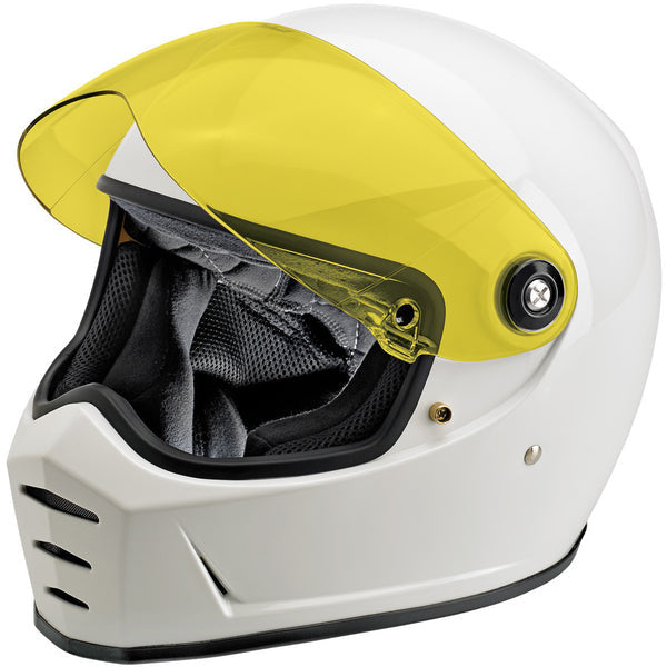 Biltwell Visor Lane Splitter Gen 2 Anti-Fog - Yellow