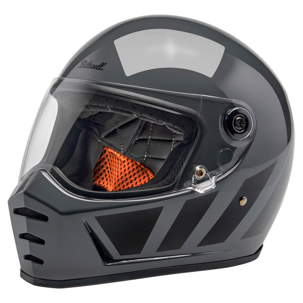 Biltwell Lane Splitter Helmet - Storm Grey Inertia