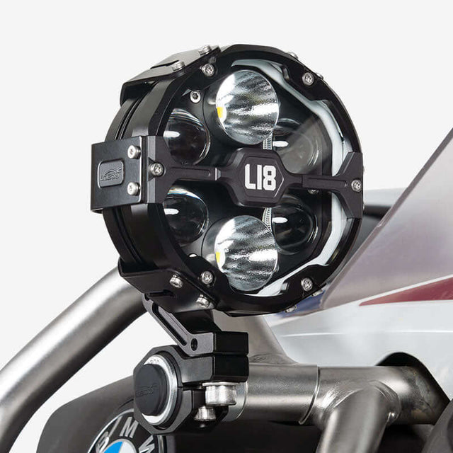 Loboo L18S Motorcycle Auxiliary Lights - Ø 108mm - Black
