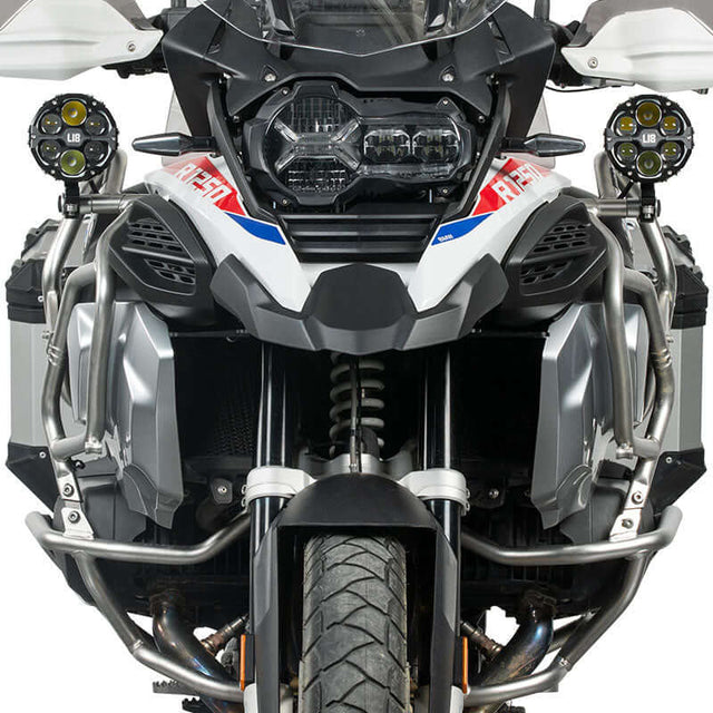 Loboo L18S Motorcycle Auxiliary Lights - Ø 108mm - Black