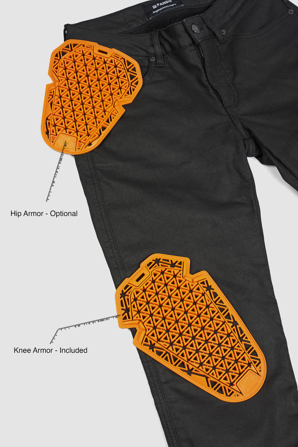 Pando Moto Jeans - Lorica A (Women's), L30 - Black