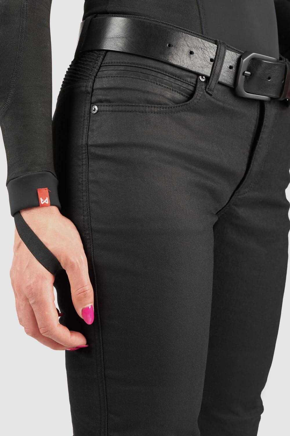 Pando Moto Jeans - Lorica A (Women's), L30 - Black