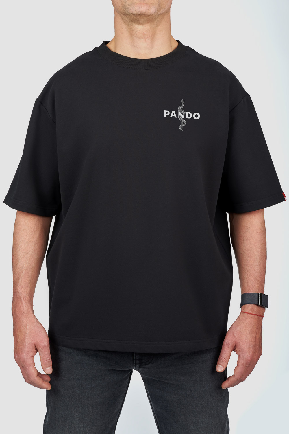 Pando Moto T-Shirt (Oversize) - Luke Pain - Black