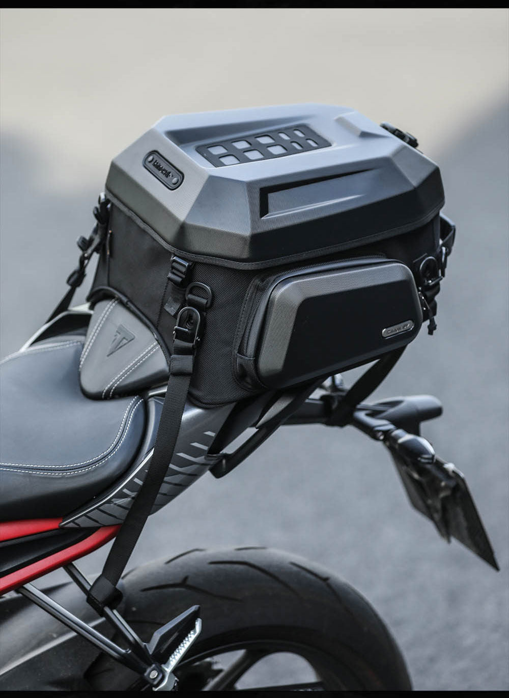 Rhinowalk - ABS Hard Shell Tail Bag - 23L ~ 35L (MFT2310BK)