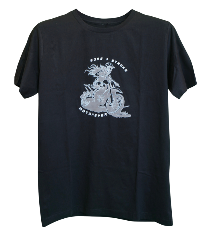 Bore & Stroke T-Shirt - MX Lady - Black