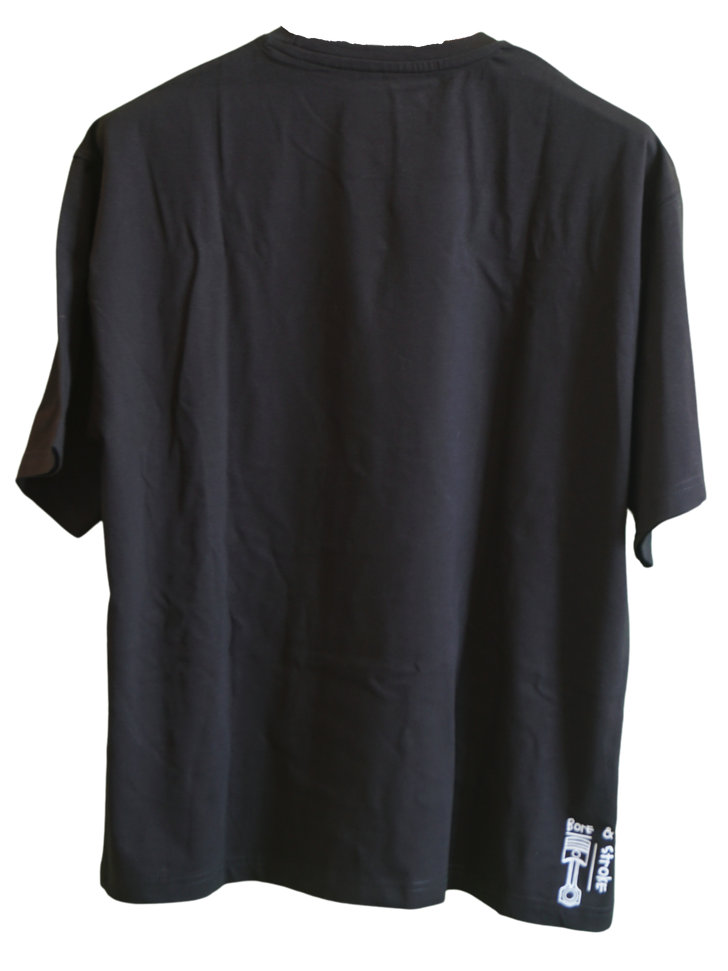 Bore & Stroke T-Shirt - Lady Rider - Black