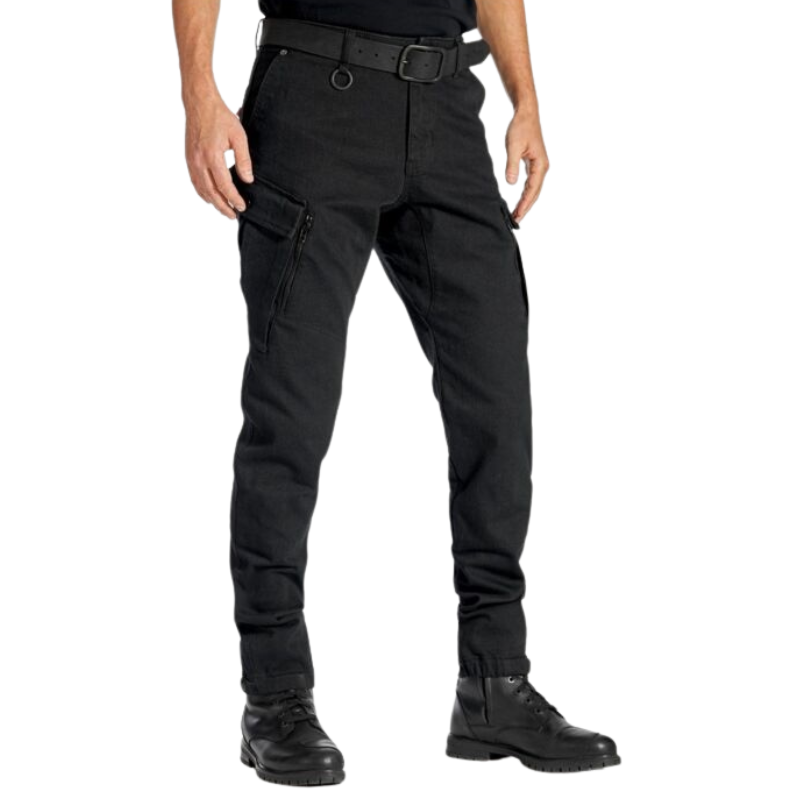 Pando Moto Mark AAA Jeans, Length 30 - Black