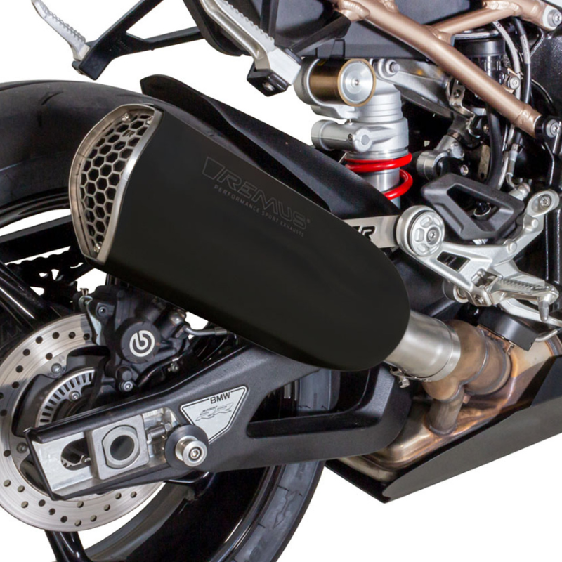 Remus Exhaust - Slip-Ons - NXT Racing Bundle - BMW S1000 R / RR - 2019+ - Black