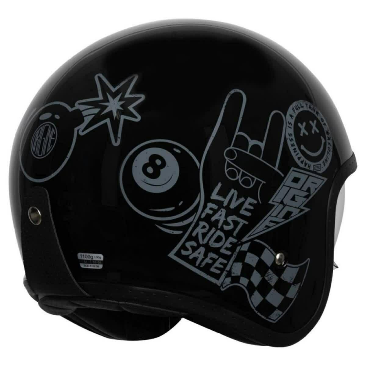 Origine Helmet - Spirit - Sticky - Gloss Black