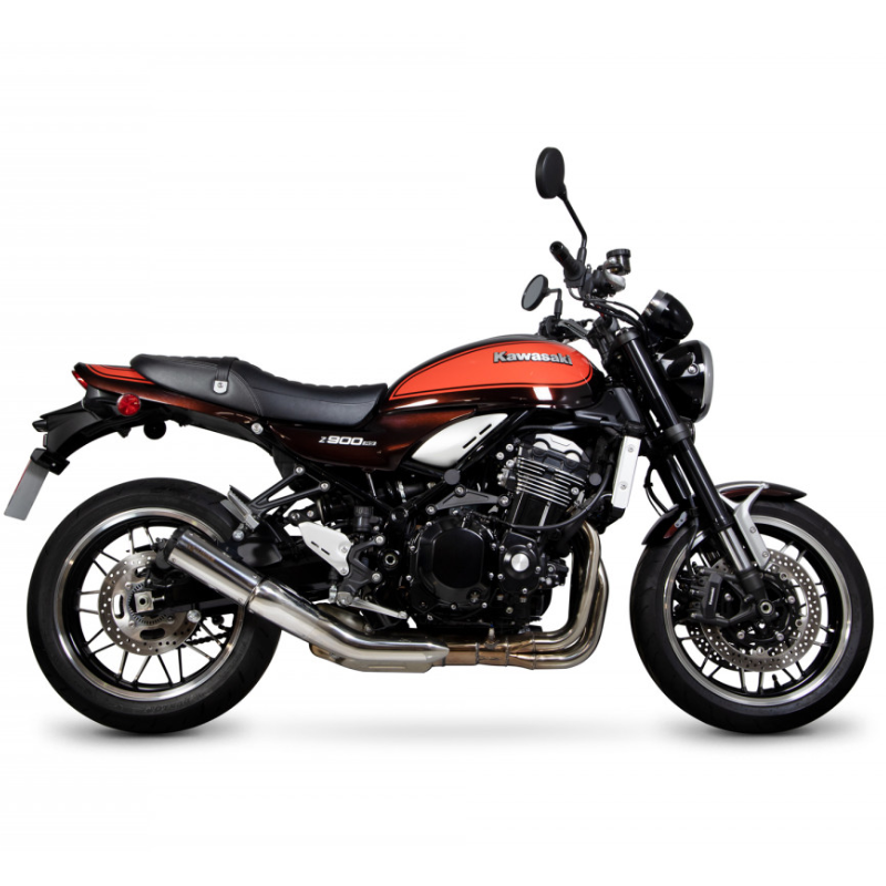 Scorpion Exhaust - Red Power Slip-on - Kawasaki Z 900RS / RS CAFE 2018-2024 - Polished Stainless