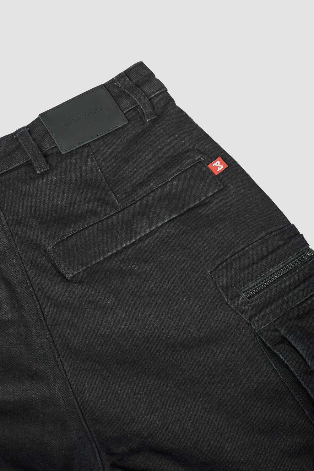 Pando Moto Jeans - Desert Cargo, L32 - Black