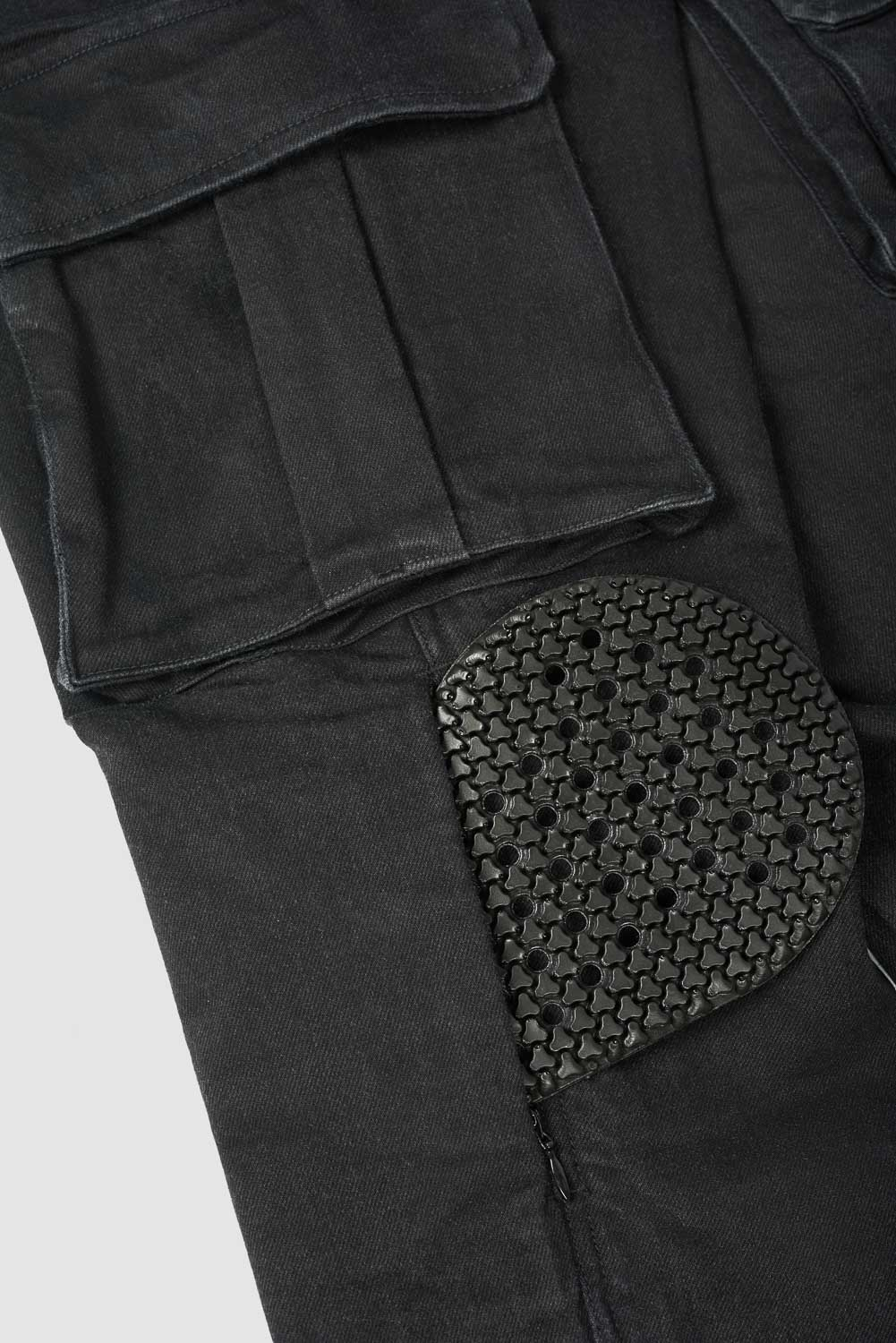 Pando Moto Jeans - Desert Cargo, L32 - Black