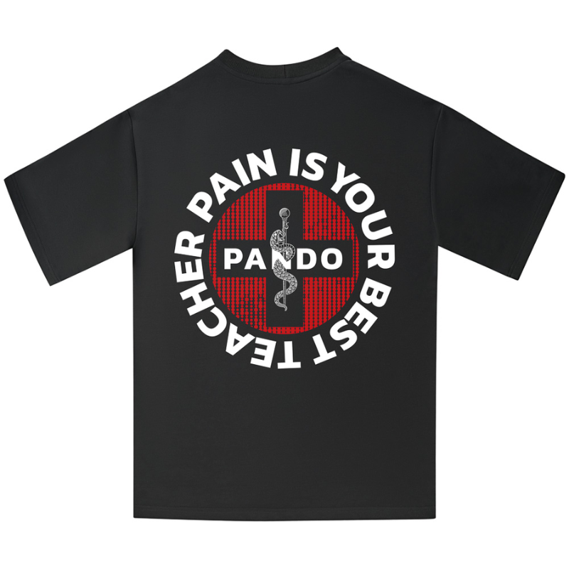 Pando Moto T-Shirt (Oversize) - Luke Pain - Black