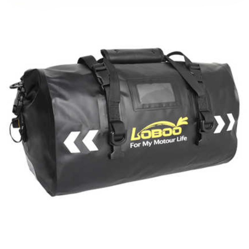 Loboo Classic Waterproof PVC Tail Bag 66L - Black