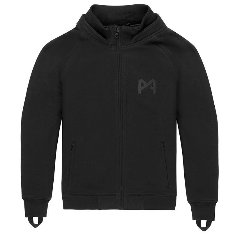 Pando Moto Phantom Moto Hoodie Jacket - Black