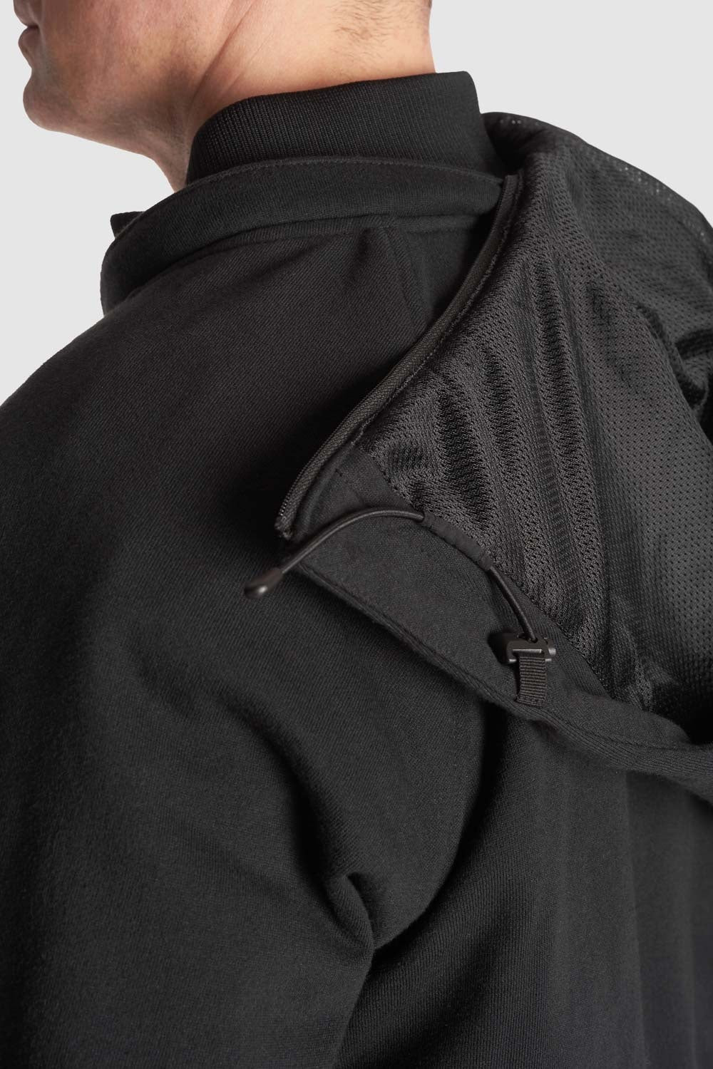 Pando Moto Phantom Moto Hoodie Jacket - Black