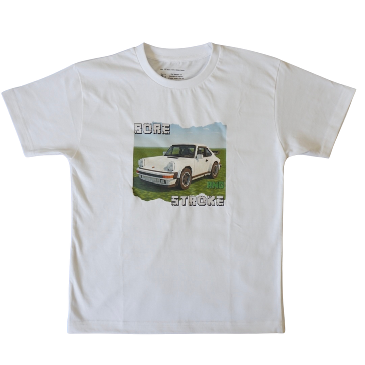 Bore & Stroke T-Shirt Kids - Pixel 9er - White