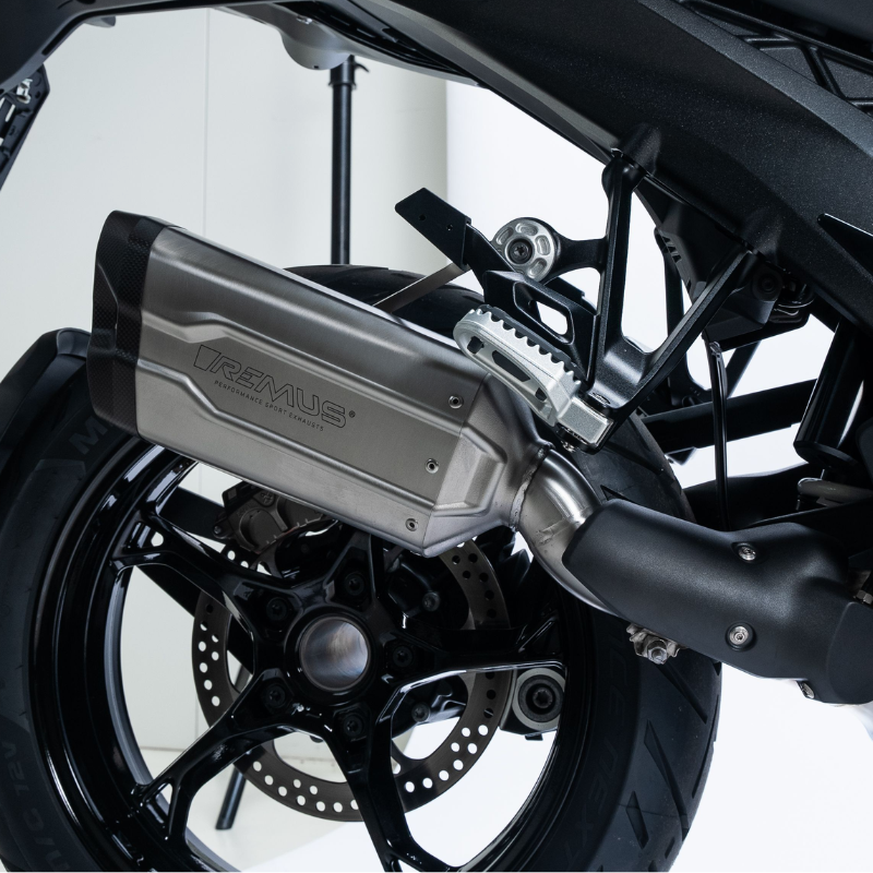 Remus Exhaust - Slip-Ons - Remus 8 2.0 RACING - BMW R1300 GS / R / RS - 2024+ - Stainless Steel