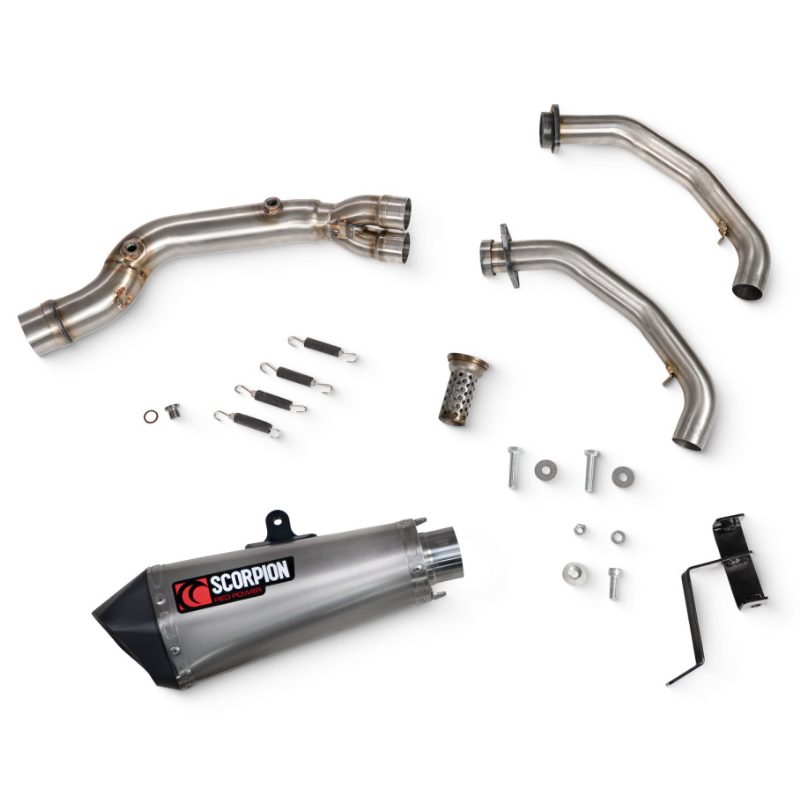Scorpion Exhaust - Serket Taper Full System - Kawasaki Ninja 650 2023-2025 - Titanium