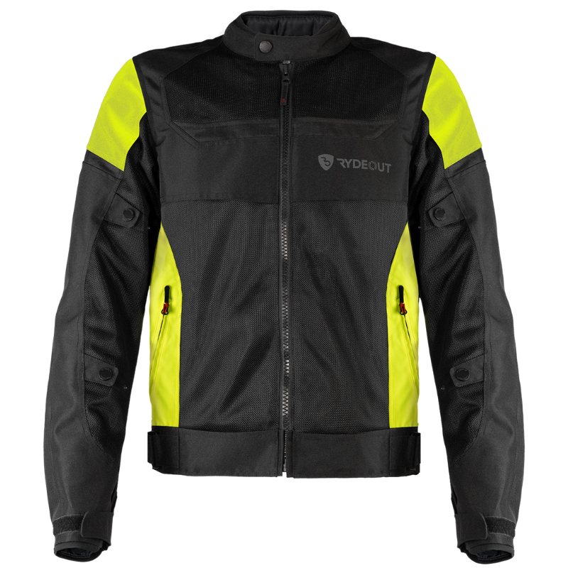 Rydeout Torrent Jacket - Black Hi-Viz Yellow