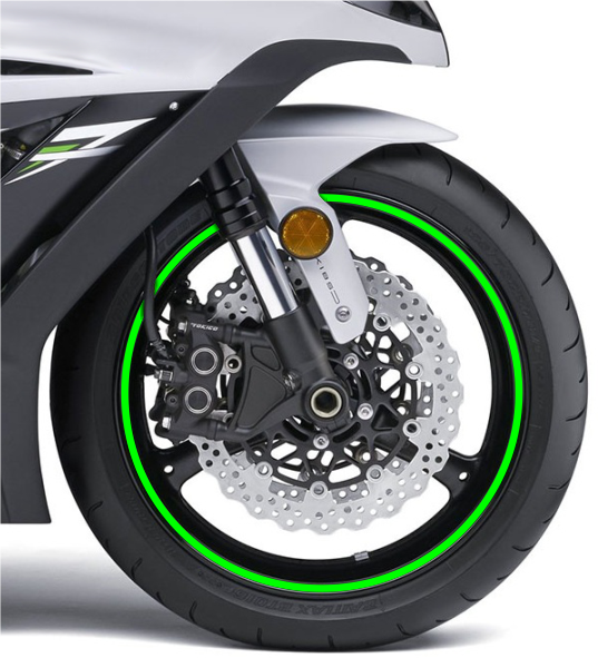 Onedesign - Wheel Stickers - RIM Strip - Reflective Green (RSFVP) - Motofever