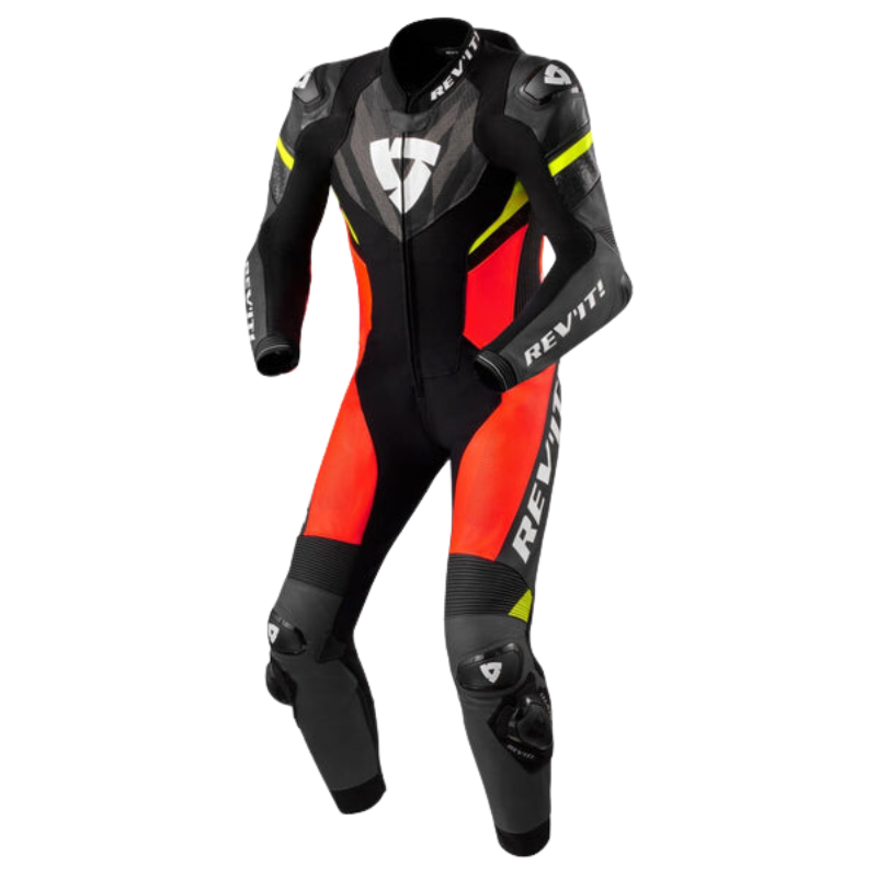 Rev'It! Hyperspeed 2 One Piece Race Suit - Black Neon Red