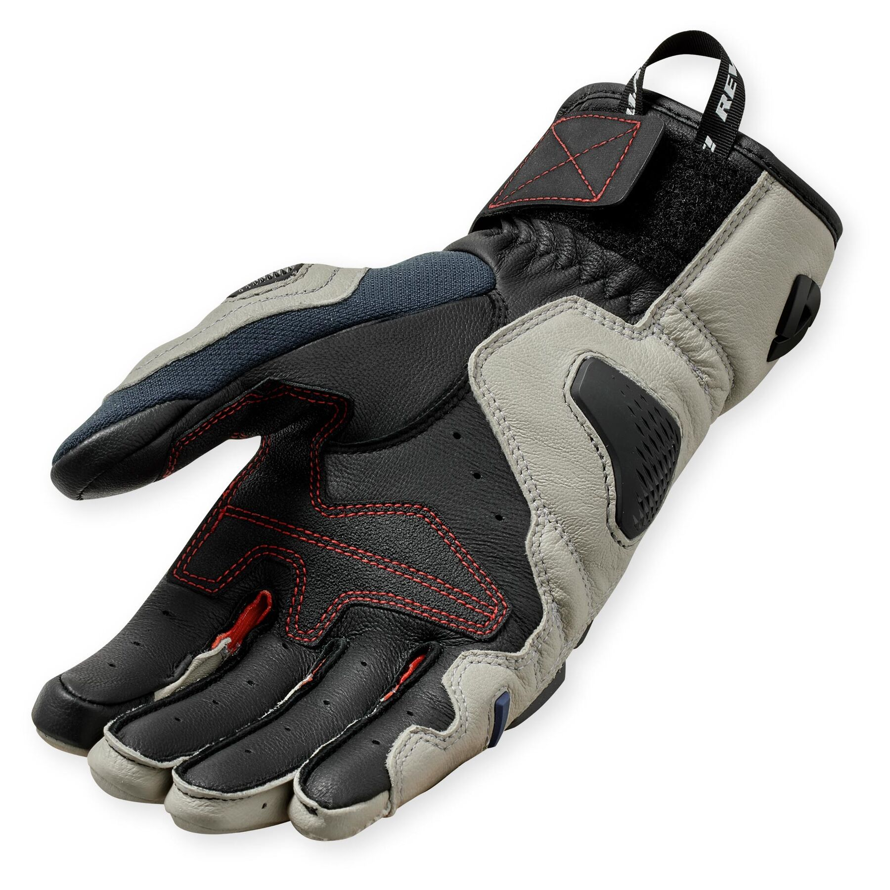 Rev'it! Gloves - Sand 5 - Silver Red