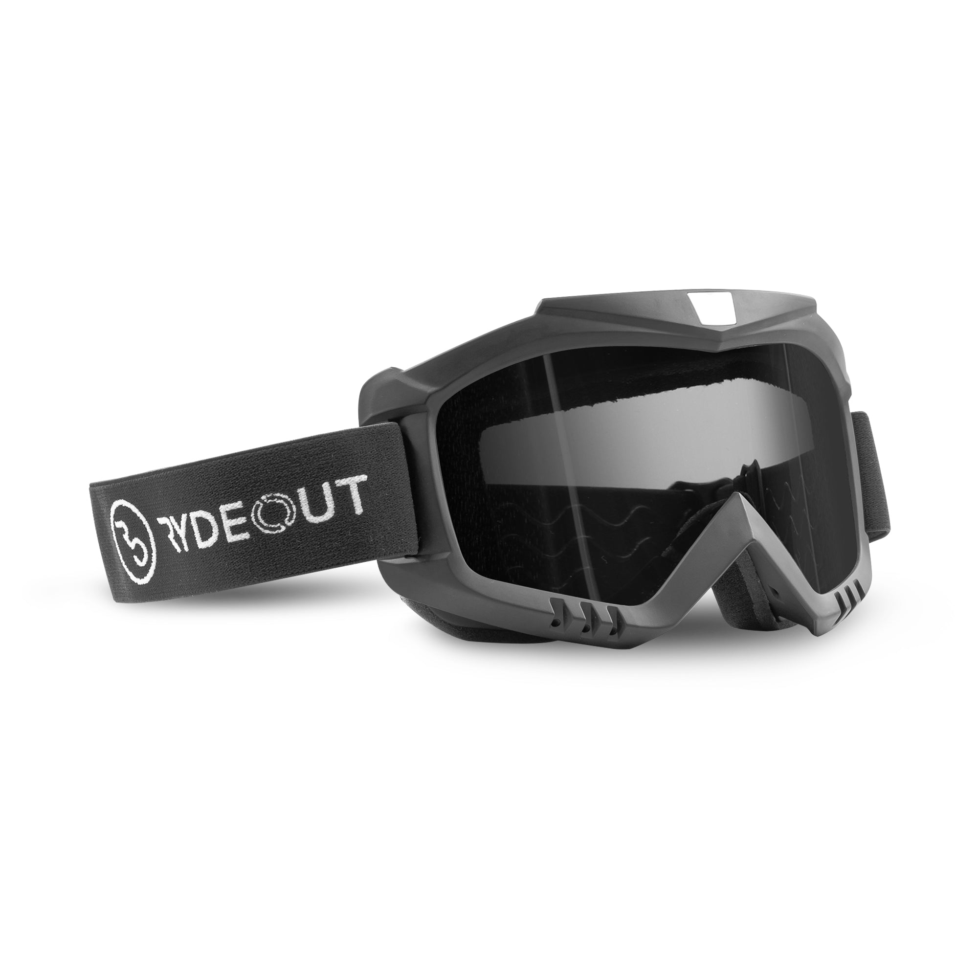 Rydeout MX Goggles – Smoke Lens