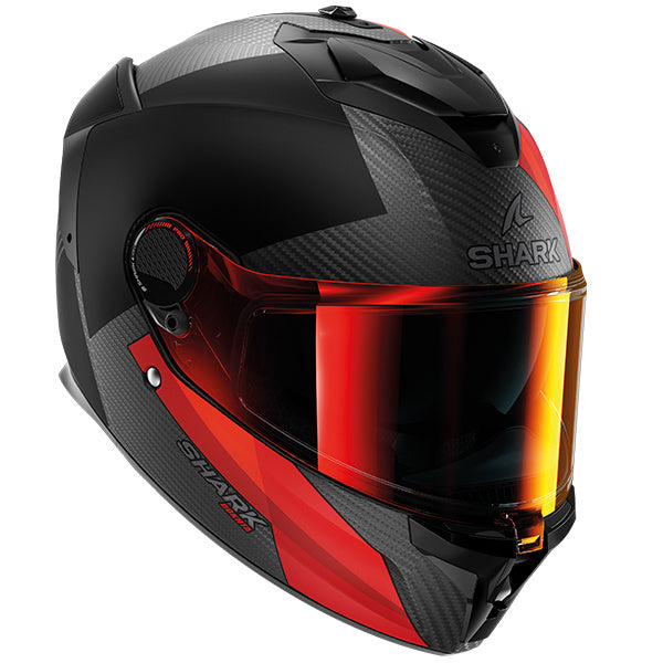 Shark Spartan GT Pro Carbon Dokhta Matte Helmet (DOA) - Red Gray