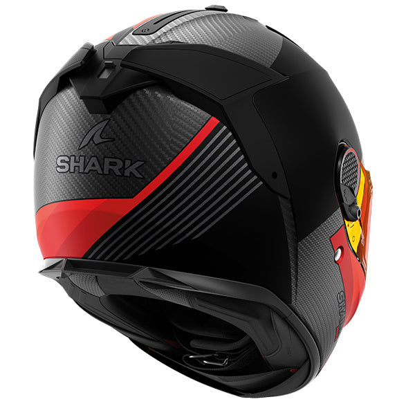 Shark Spartan GT Pro Carbon Dokhta Matte Helmet (DOA) - Red Gray