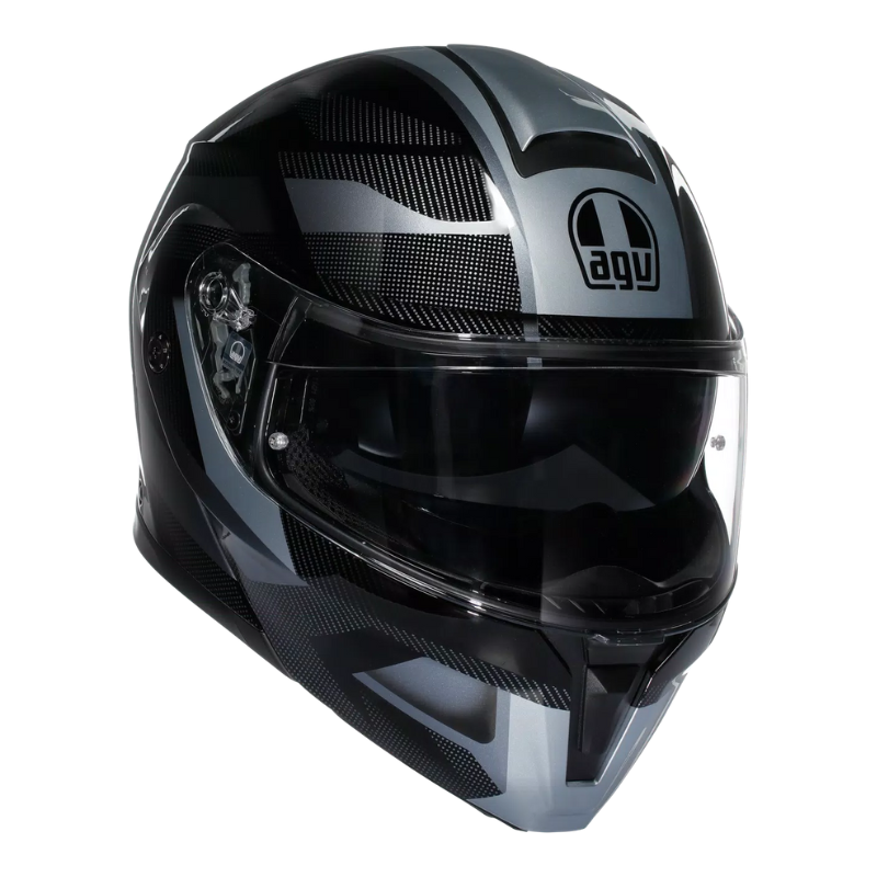 AGV Helmet - Street Modular - Ledro Matt - Black Gray