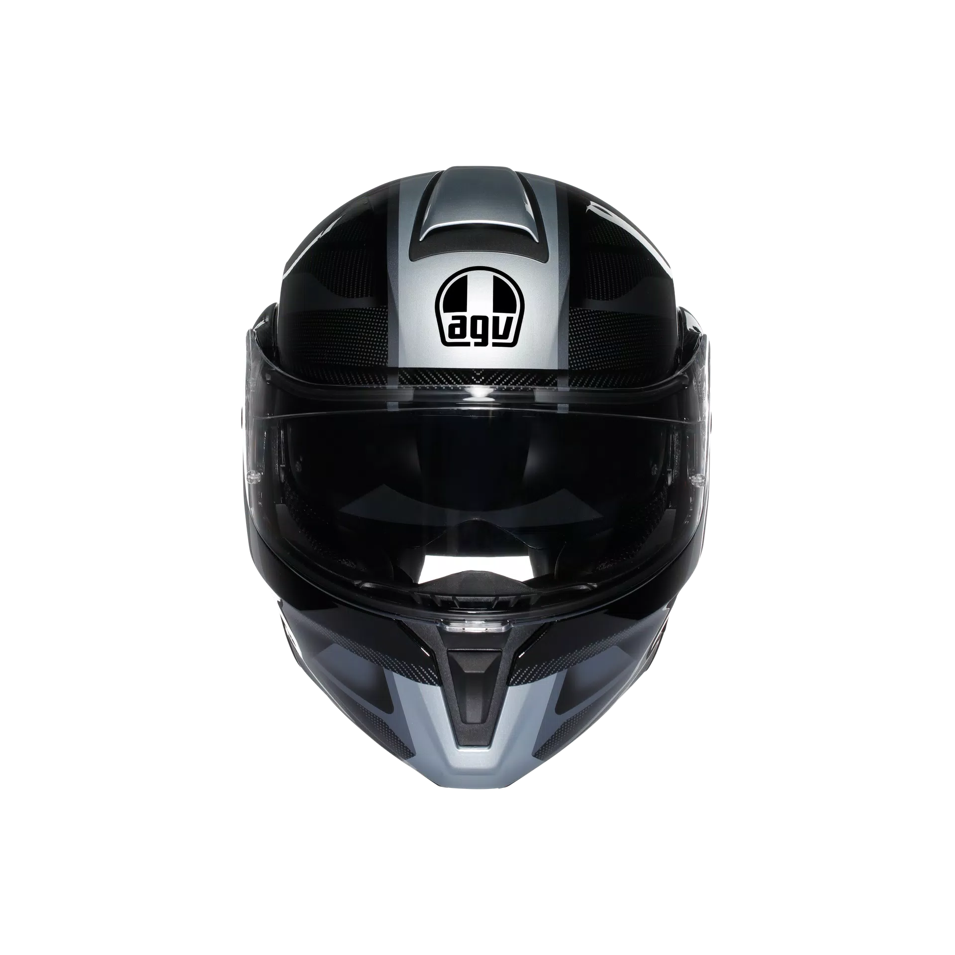 AGV Helmet - Street Modular - Ledro Matt - Black Gray