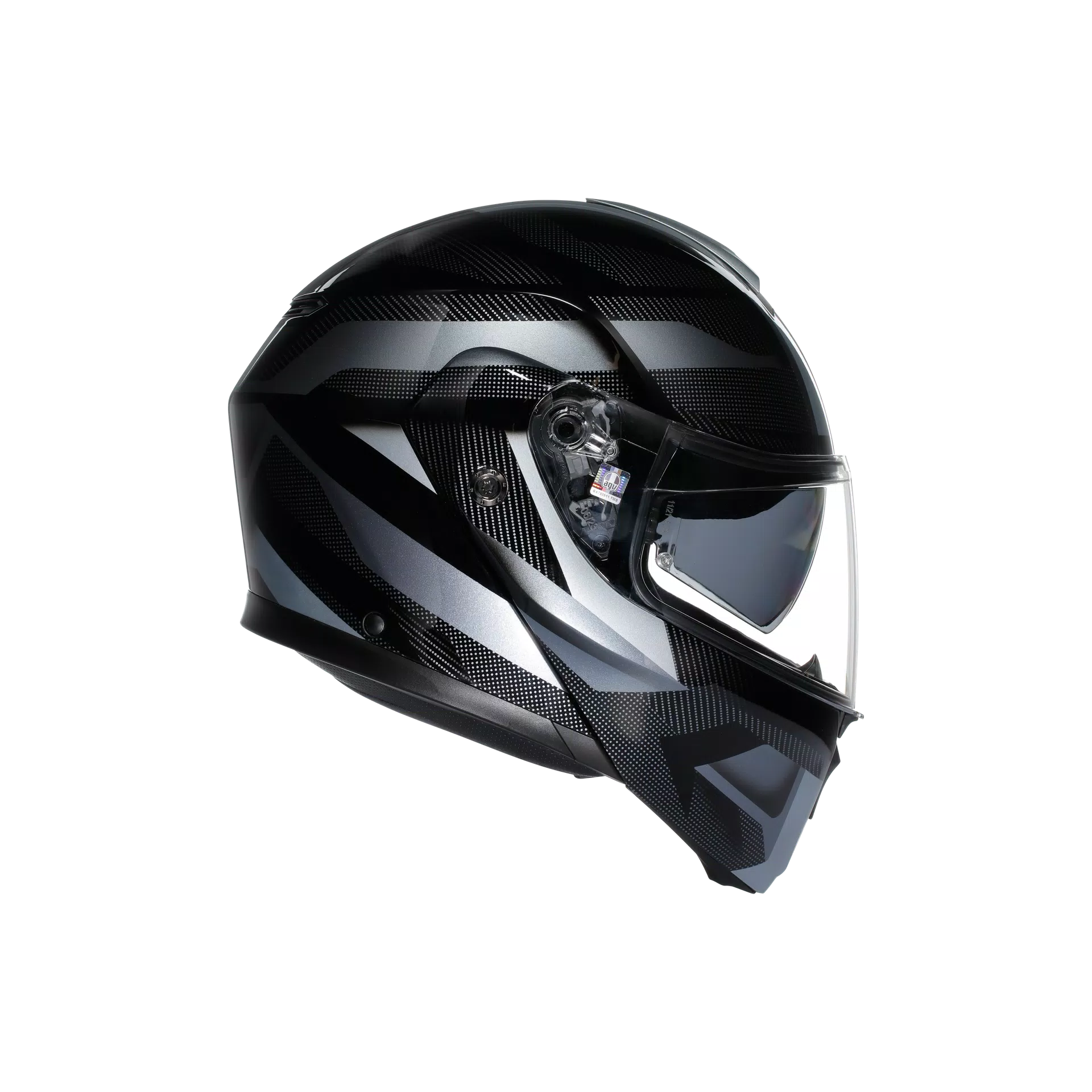 AGV Helmet - Street Modular - Ledro Matt - Black Gray