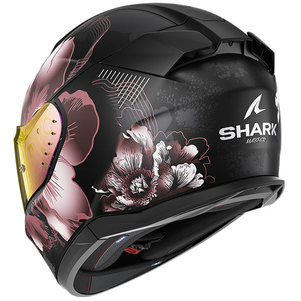 Shark D-Skwal 3 Mayfer Matt Helmet (KVQ) - Black Purple