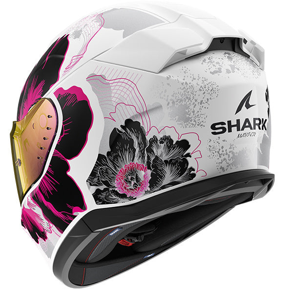 Shark D-Skwal 3 Mayfer Helmet (WVA) - White Purple Grey