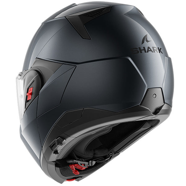 Shark OXO Blank Modular Gloss Helmet (A05) - Gun Metal