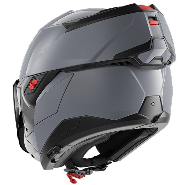 Shark OXO DARK SHADOW Modular Gloss Helmet (S05) - Gun Silver