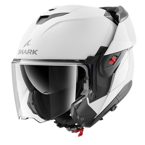 Shark OXO Blank Modular Gloss Helmet (W05) - White