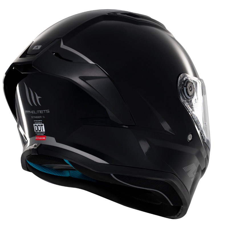 MT Stinger 2 Solid A11 Gloss Helmet - Black