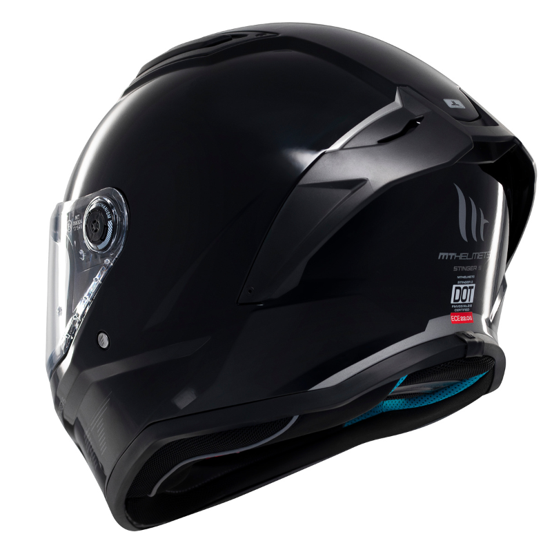 MT Stinger 2 Solid A11 Gloss Helmet - Black