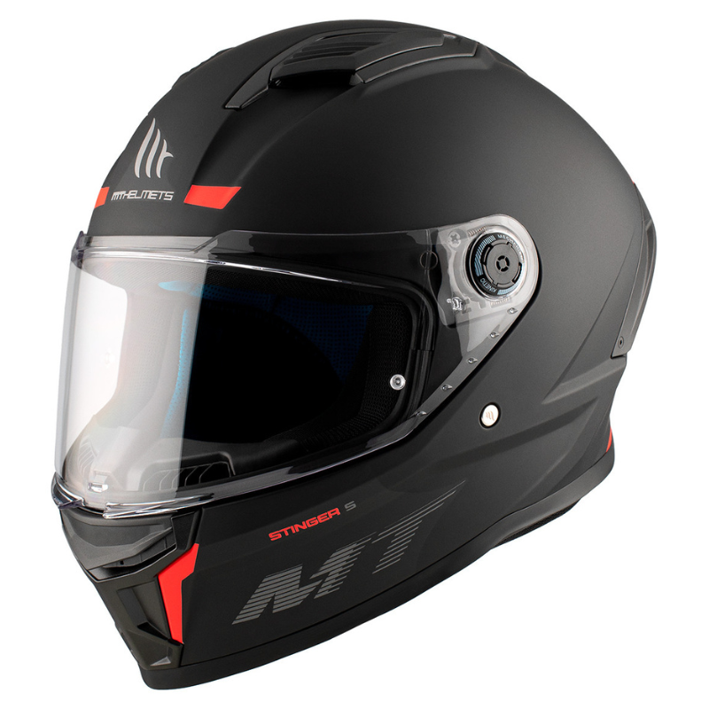 MT Stinger 2 Solid A1 Matte Helmet - Black