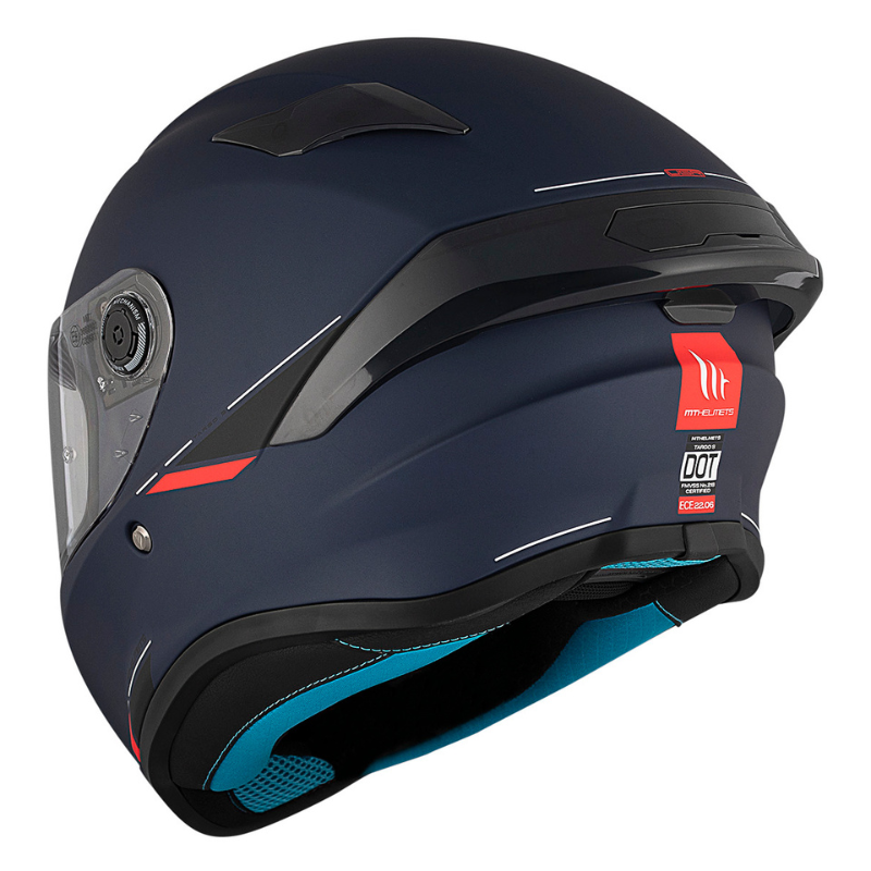 MT Targo S Solid A7 Matte Helmet - Blue